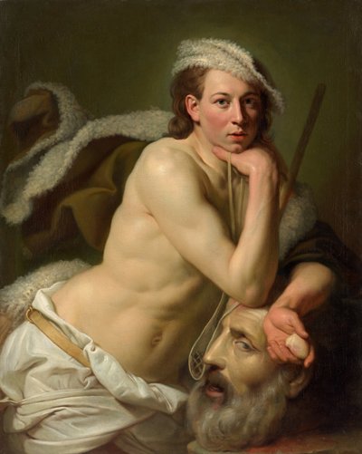 Self-Portrait as David with the Head of Goliath by Johan Joseph Zoffany